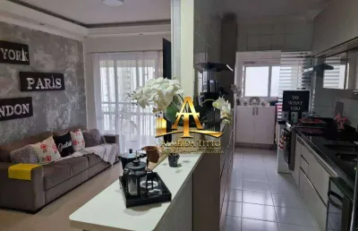 Apartamento mobiliado com 3 dormitórios para alugar, 94 m² - alpha vita - santana de parnaíba/sp