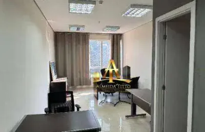 Sala mobiliada para locação com 30 m² por r$ 3.000/mês - edifício link offices - alphaville em santana de parnaíba/sp.
