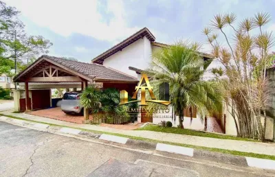 Casa à venda em cotia, região da granja viana – condomínio palm hills - 4 suítes, rústica, linda! oportunidade! - o melhor valor no condomínio!