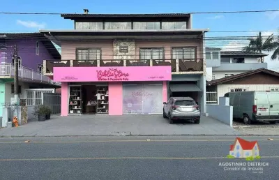 Sobrado comercial/residencial c/aprox.350 m2 c/area de churrasqueira + quitinete no bairro aventureiro!