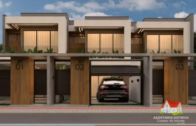Viva c/estilo ! sobrados geminados c/03 quartos c/suite + 02 vagas de garagem + area c/churrasqueira c/piscina no bairro saguacu !