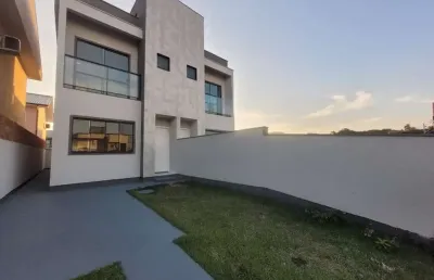 Sobrado para venda em palhoça, bela vista, 2 dormitórios, 2 suítes, 3 banheiros, 1 vaga