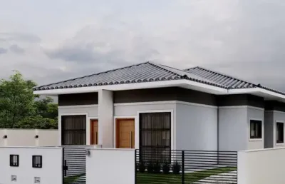 Casa para venda em palhoça, guarda do cubatão, 3 dormitórios, 1 suíte, 2 banheiros, 1 vaga