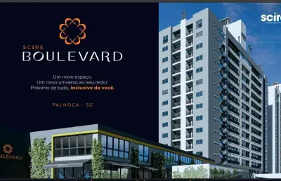 Apartamento para venda em palhoça, pedra branca, 2 dormitórios, 1 banheiro, 1 vaga