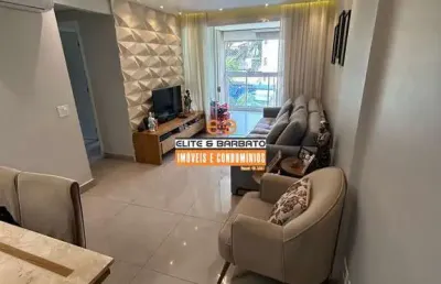 Apartamento mobiliado com varanda gourmet e 2 vagas na vila mascote!