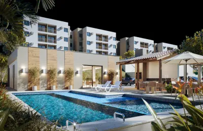 Apartamento na planta 2 quartos & área de lazer completa