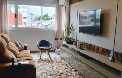 Apartamento mobiliado com 2 quartos e suíte no bairro são francisco em bento gonçalves