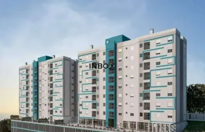 Inbox cia imobiliária vende apartamento e 2 dormitórios com 68,25m² e sacada aberta