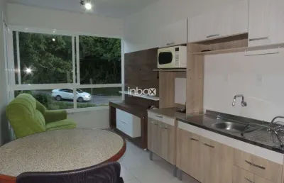 Inbox cia imobiliária vende em bento gonçalves - apartamento de dois quartos com um box de garagem.