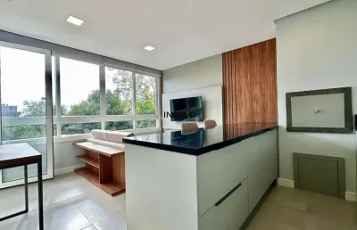 Inbox cia imobiliária vende - apartamento mobiliado mobiliado de 1 dormitório no são francisco.