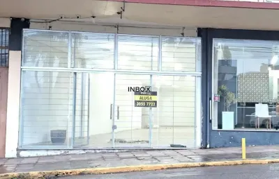 Inbox cia imobiliária aluga sala térrea com 120m² no centro de bento gonçalves