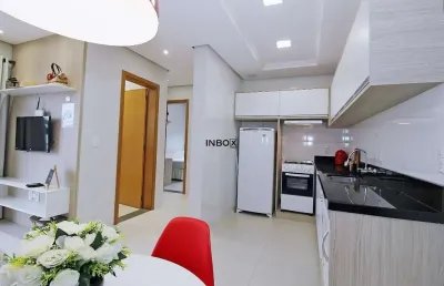 Inbox cia imobiliária aluga em bento gonçalves - apartamento de dois dormitórios mobiliado.
