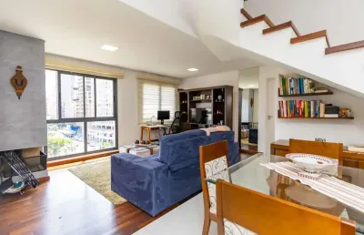 Cobertura duplex à venda no jardim botânico, 1 suíte, fácil reversão para 2 quartos, vista livre e terraço privativo com jacuzzi, 2 vagas r$1.099.000