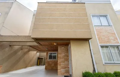 Sobrado em condomínio | 3 quartos | suíte | ático e terraço | 3 vagas | 132 m² |  à venda por r$ 730.000 - atuba - curitiba/pr