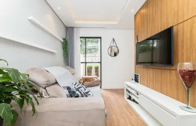 Apartamento garden, 2 dormitórios, 44 m² privativos + 51 m² de área externa, por r$ 425.000 - santa felicidade - curitiba/pr