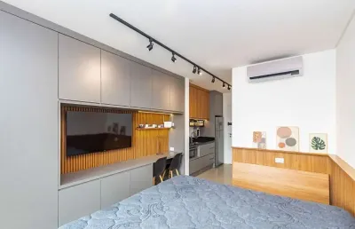 Studio com 1 dormitório para alugar, 25 m² por r$ 2.680/mês - centro - curitiba/pr