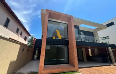Casa em condomínio fechado com 4 quartos à venda na hugo régis reis, 15, barra da tijuca, rio de janeiro por r$ 4.990.000