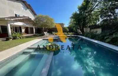 Casa em condomínio fechado com 5 quartos à venda na josé de brito, 21, barra da tijuca, rio de janeiro por r$ 5.500.000