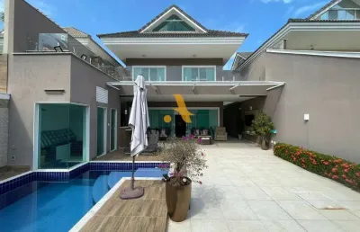 Casa em condomínio fechado com 4 quartos para alugar na newton cavalcanti, 71, recreio dos bandeirantes, rio de janeiro por r$ 14.900