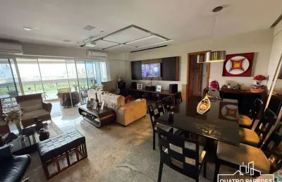 Quatro paredes vende - condomínio aquarela | península - apartamento com vista livre para a lagoa, sol da manhã, andar alto, com planta de 180m², 4 qu