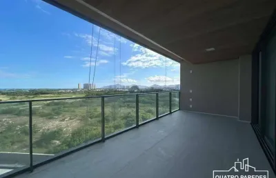 Quatro paredes vende luxuosíssimo apartamento de 194m² no exclusivo oceana golf, na barra da tijuca