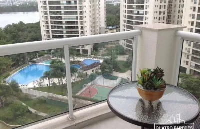 Quatro paredes vende - apto duplex península 128m2, 2 vagas, 2 qts sendo 1 suíte podendo fazer o 3º