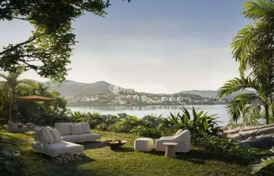 Casa em condomínio fechado com 5 quartos à venda na rodovia haroldo soares glavan, 1241, cacupé, florianópolis, 432 m2 por r$ 13.500.000