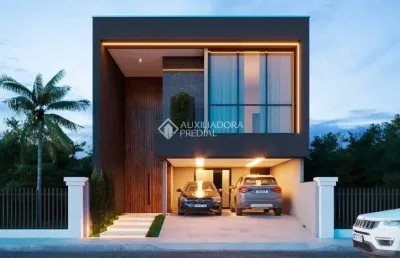 Casa em condomínio fechado com 3 quartos à venda na avenida deltaville, 150, beira rio, biguaçu, 150 m2 por r$ 1.120.000