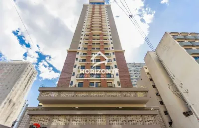 Apartamento com 1 quarto à venda na rua tibagi, 740, centro, curitiba por r$ 360.000