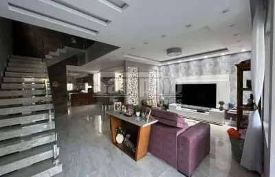 Excelente casa duplex com 3 suites, condomínio golden village - campo grande