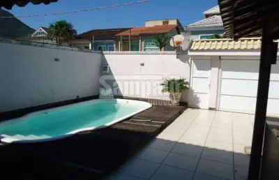 Casa duplex para venda com 3 quartos em condomínio fechado - campo grande com 230m²