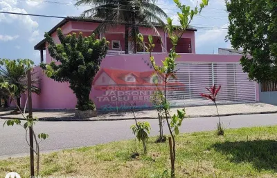 Jardim britânia - caraguatatuba- sobrado com 5 dormitórios, de esquina- totalmente reformado!