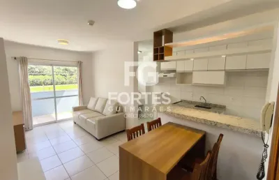 Apartamento semi mobiliado com 46,5m² sendo 1 quarto suíte, com armário, espaço office e ventilador de teto;