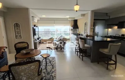 Apartamento mobiliado e decorado com 110m² no plazas de españa ao lado do hospital unimed, com 3 quartos suítes sendo 1 máster, com armários e 2 com ares condicionados;