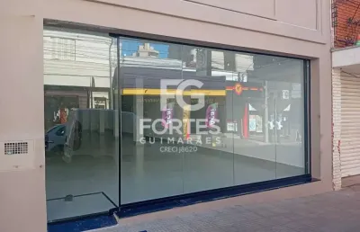 Salão/loja comercial, 210 m² vão livre, vitrine, centro