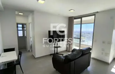 Apartamento mobiliado (não é studio) 50m² com 1 quarto, armário e ar condicionado, ao lado do supermercado assaí e próximo do ribeirão shopping;
