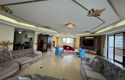 Alugo apartamento no ed. ibiza 4 suítes 500m² 100% mobiliado