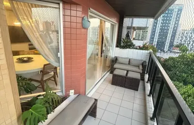 Alugo apartamento mobiliado 4 quartos sendo 3 suítes