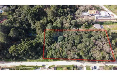 Terreno 3.600m² de frente ao pesque e pague do véio na  colônia faria, colombo valor r$1.300.000,00