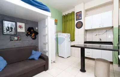 Kitnet à venda, com 18m² - rua cruz machado, centro – curitiba/pr