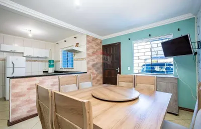 Sobrado com  3 quartos sendo 1 suíte  - parque da fonte/são josé dos pinhais r$ 419mil