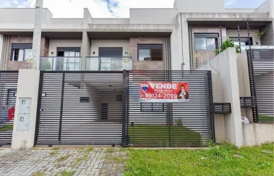 Sobrado boqueirão ótima localização, 3 quartos, 1 suíte com espaço gourmet
