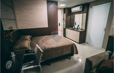 Studio com sacada e vaga de garagem porteira fechada no juvevê – r$ 2.900,00