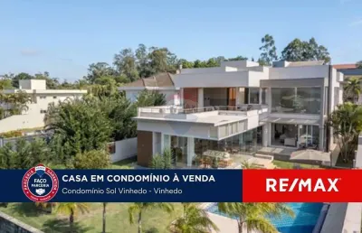Casa em condomínio fechado com 5 quartos à venda na Rua Solarium, 200, Condomínio Estância Marambaia, Vinhedo