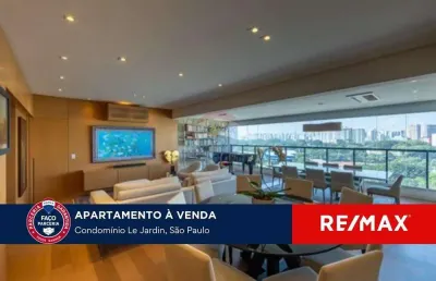 Apartamento à venda 163m² no le jardin ibirapuera, com 3 suítes e mobiliado- bairro indianópolis/sp