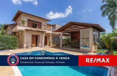 Casa à venda em  vinhedo, com 04 quartos e 01 suíte.
