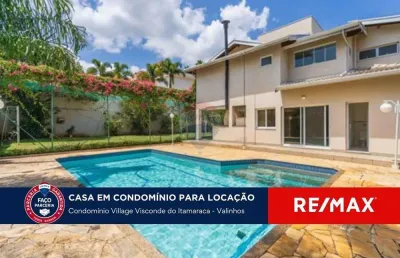 Linda casa para alugar em valinhos no condomínio village visconde de itamaracá.