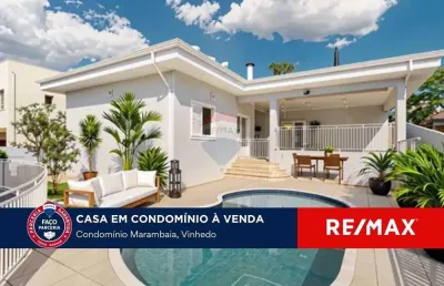 Vende-se casa térrea no condomínio marambaia. uma casa completa: 3 dormitórios, mais um loft e uma edícula.