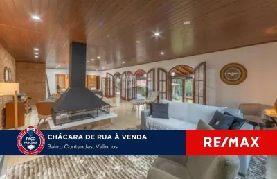 Chácara à venda, 668m², contendas - valinhos/sp. exuberante de 12.000 m².