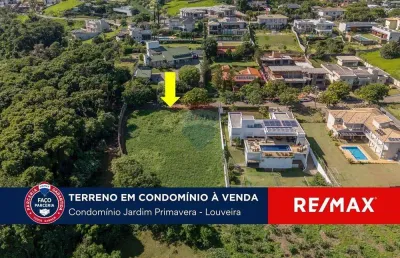 Terreno à venda em louveira no condominio jardim primavera